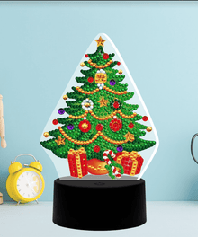 DP Lampe Weihnachtsbaum Geschenke Diamond Painting Leuchte