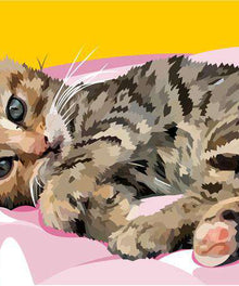 Süße Katze Exklusiv Diamond Painting