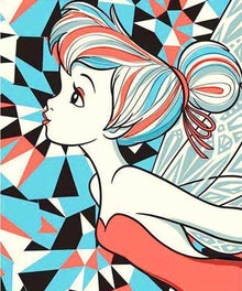 Tinkerbell Feenkarikatur Diamond Painting