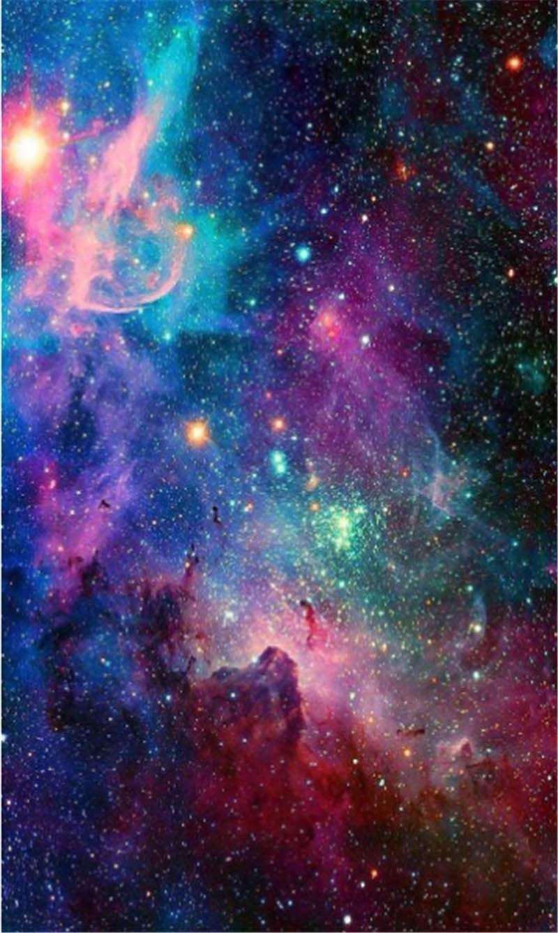 Buntes Universum - Diamond Painting Motiv