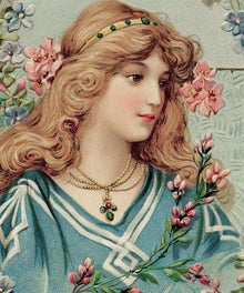 Viktorianische Frau im Vintage-Stil - Diamond Painting Motiv