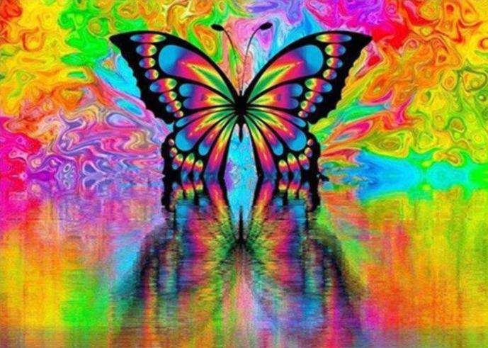 Schmetterling bunt Bestseller - Diamond Painting Schmetterlingsmotiv