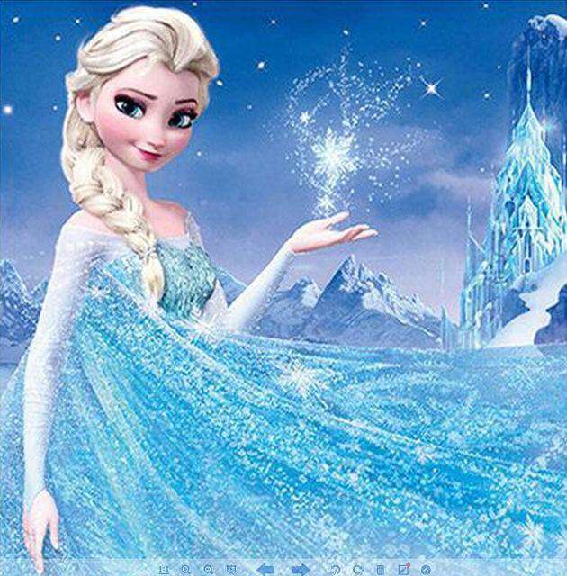 Frozen Cartoonmotiv Diamond Painting