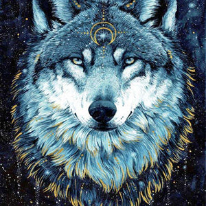 Spiritueller Wolf - Diamond Painting Tiermotiv