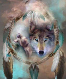 Wölfe Tiermotiv Diamond Painting
