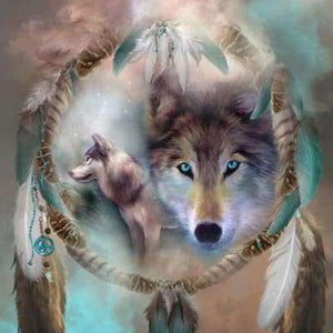 Wölfe Tiermotiv Diamond Painting