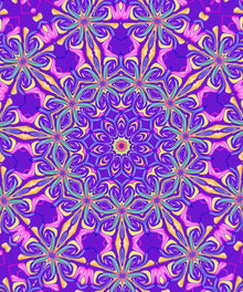 Lila-pinkes Mandala Diamond Painting Motiv
