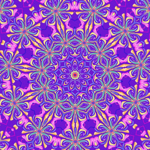 Lila-pinkes Mandala Diamond Painting Motiv