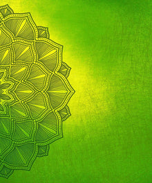 Grünes Mandala Diamond Painting