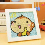 Affe mit Banane Diamond Painting