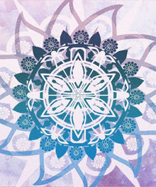 Pastellviolettes Mandala Diamond Painting
