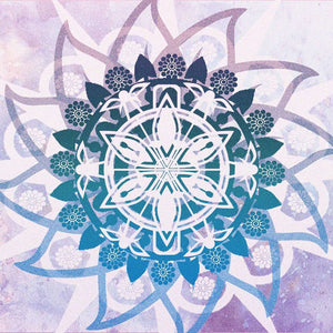 Pastellviolettes Mandala Diamond Painting
