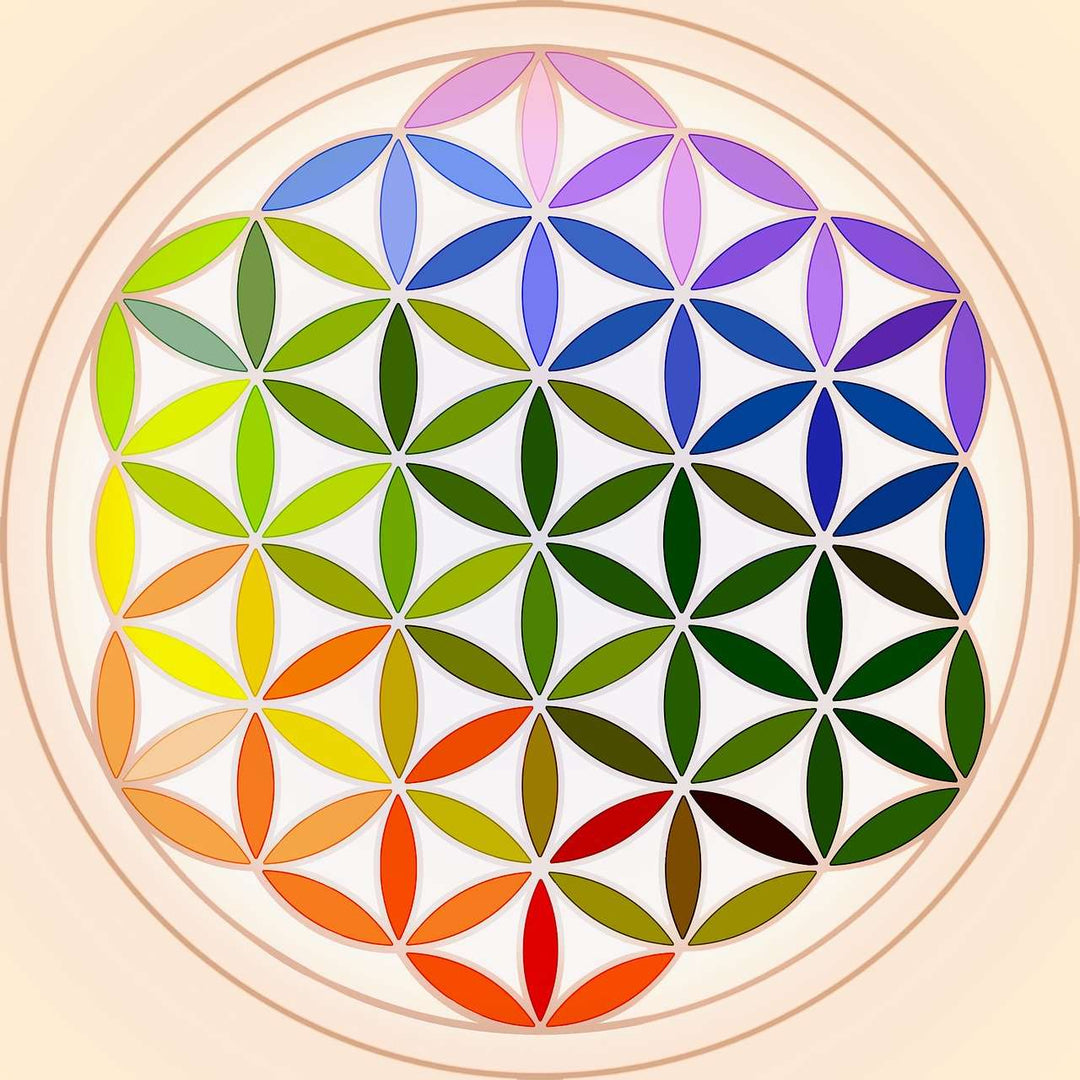 Regenbogen Mandala Diamond Painting