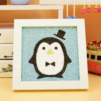 Herr Pinguin Kinder Diamond Painting