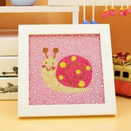 Frau Schnecke Kinder Diamond Painting