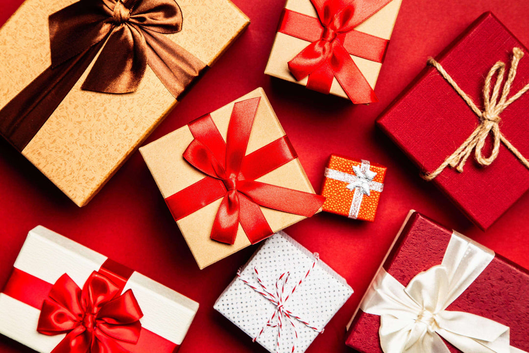 Rote Geschenke Diamond Painting Weihnachten