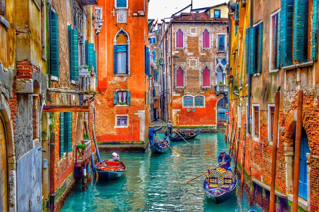 Buntes Venedig Kanal Diamond Painting