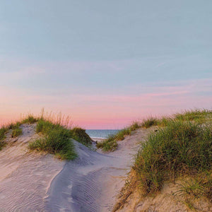 Dünen bei Sonnenuntergang Diamond Painting mit Sandweg