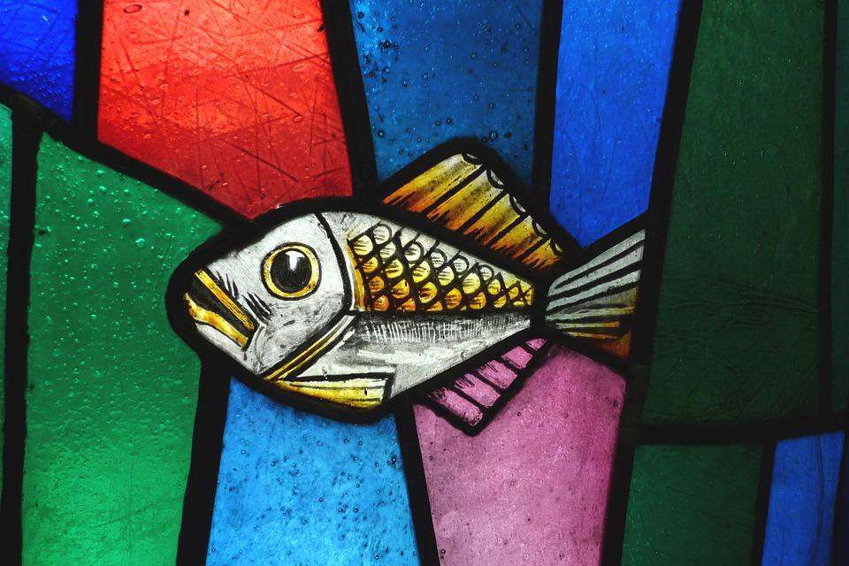 Fisch im Meer der Farben - Diamond Painting Motiv