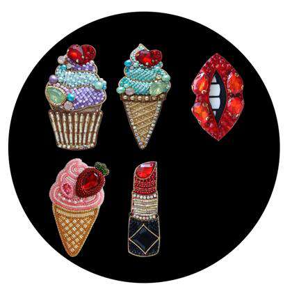 Dessert Schlüsselanhänger Diamond Painting