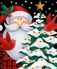 Weihnachtsmann Karikatur Diamond Painting
