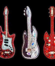 Gitarren Schlüsselanhänger Diamond Painting