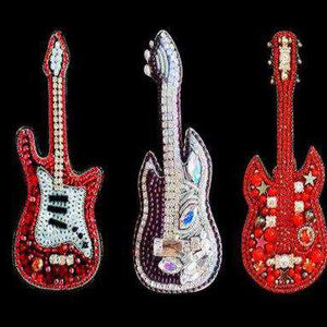 Gitarren Schlüsselanhänger Diamond Painting