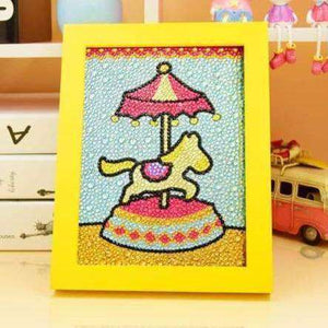 Karussell mit Pferdchen Diamond Painting